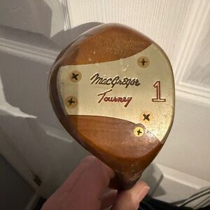 Vintage McGregor Tourney Persimmons Golf Club - Brown and Gold